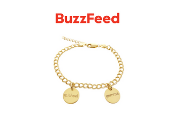 gold family bracelet featured in buzzfeed