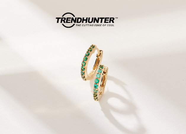 birthstone huggies featured in trendhunter