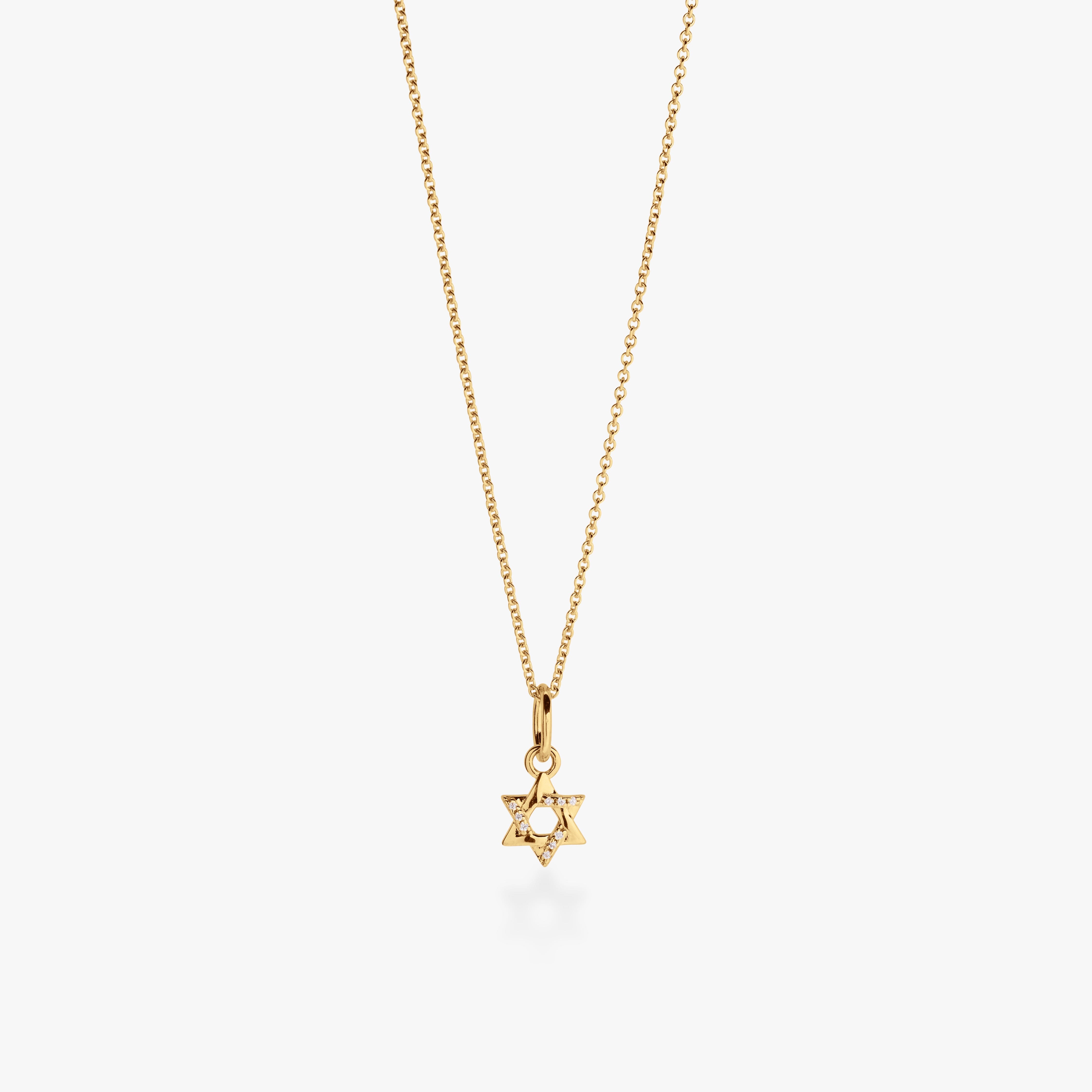 Pavé Star of David Necklace