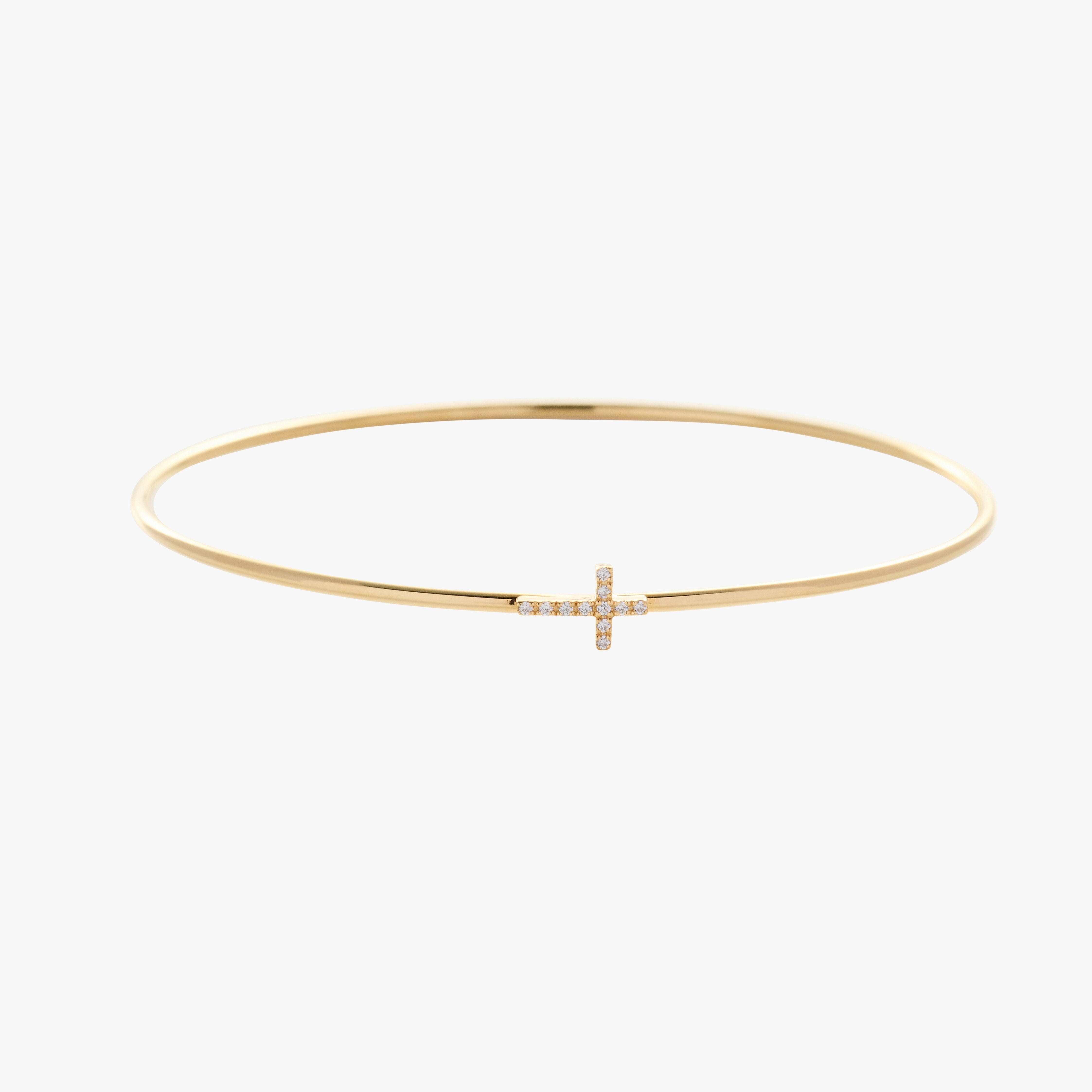 Pavé Cross Bangle