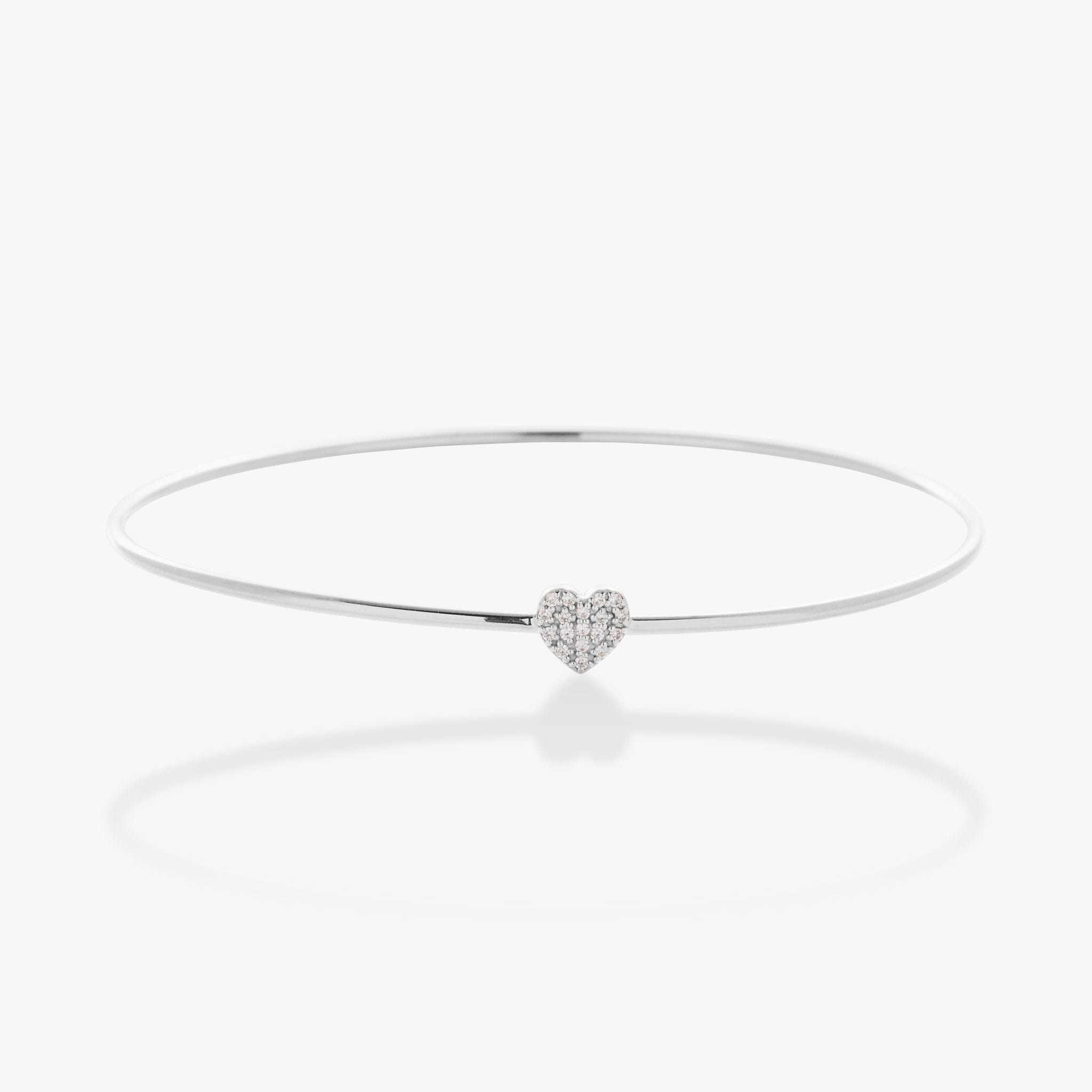Pavé Heart Bangle