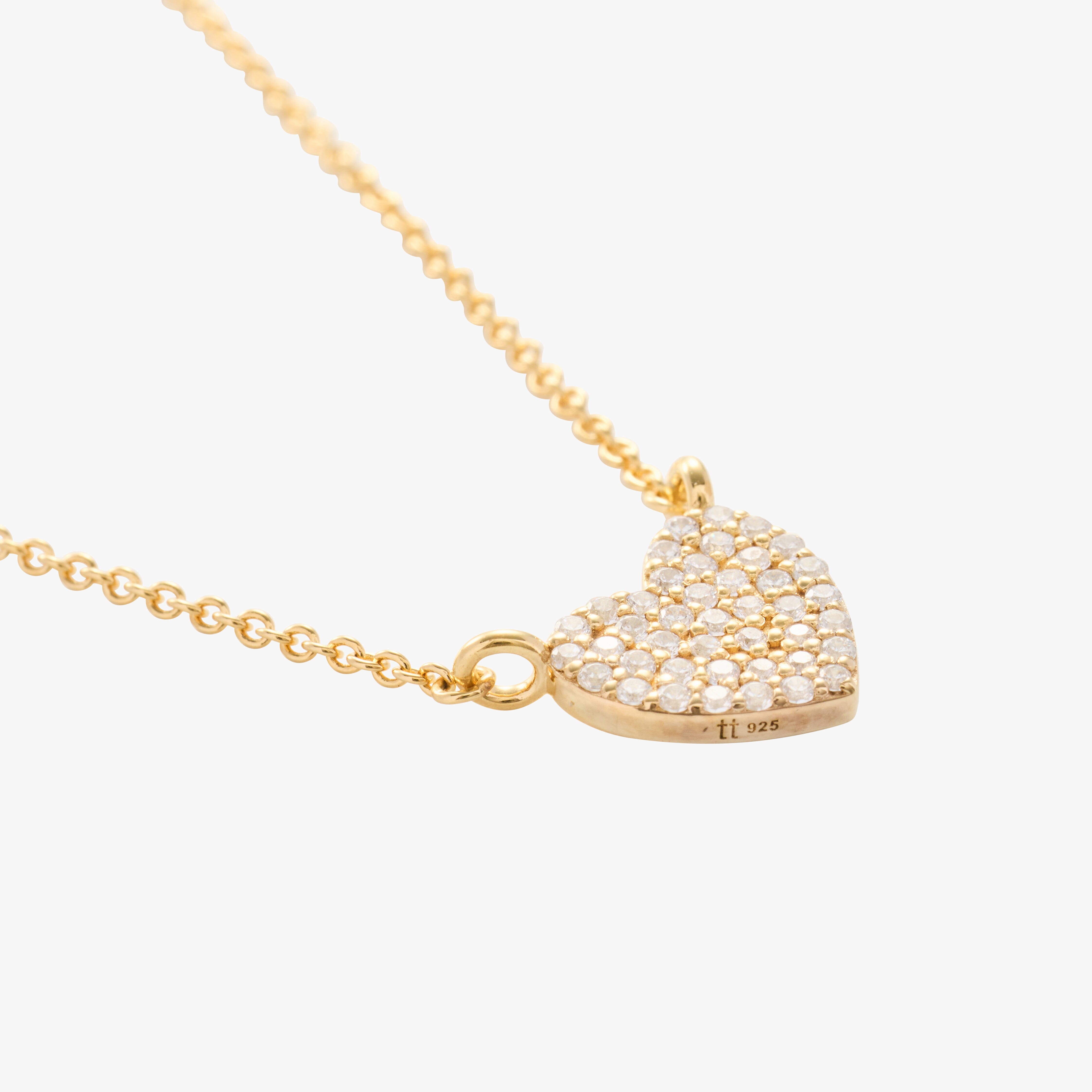 Pavé Heart Necklace
