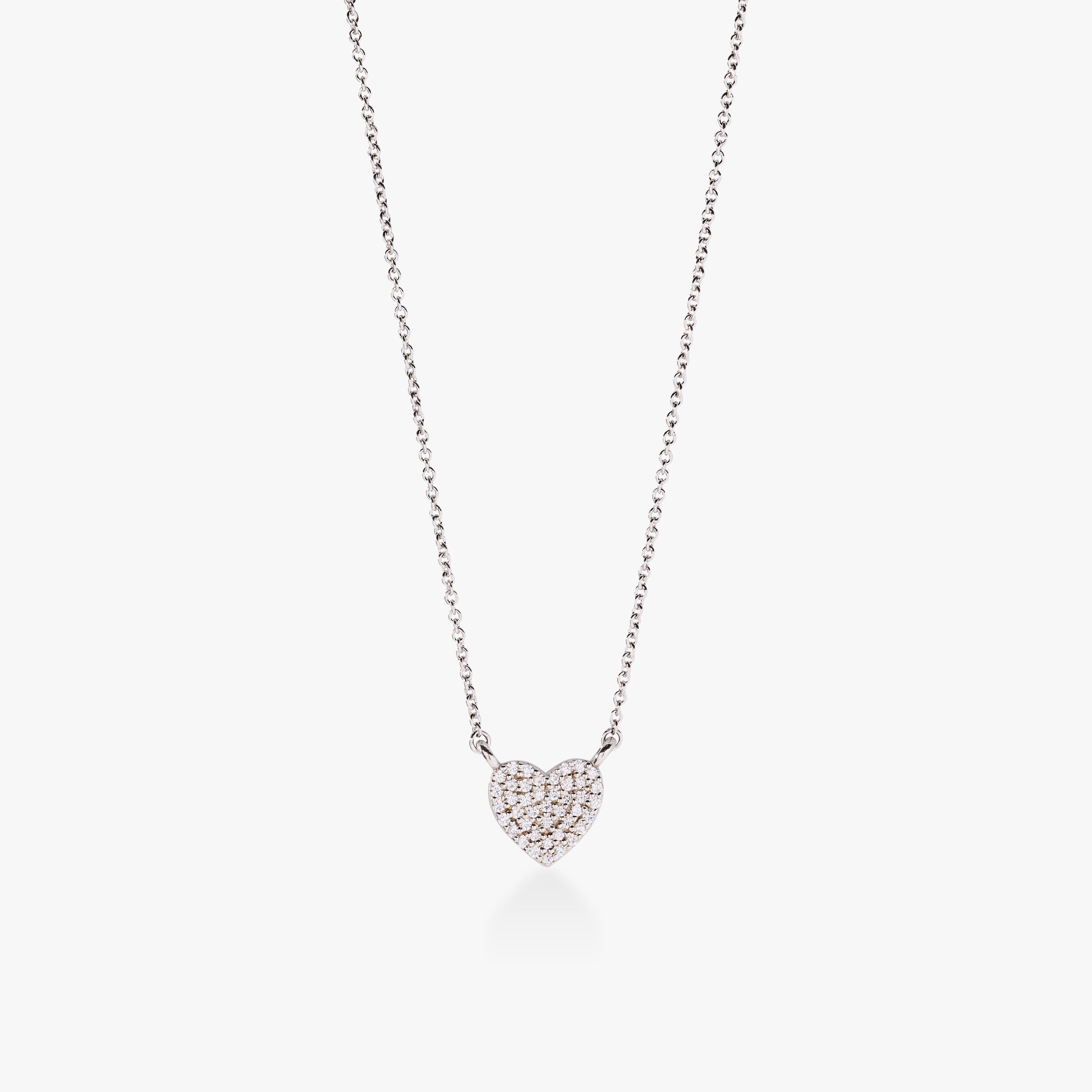 Pavé Heart Necklace