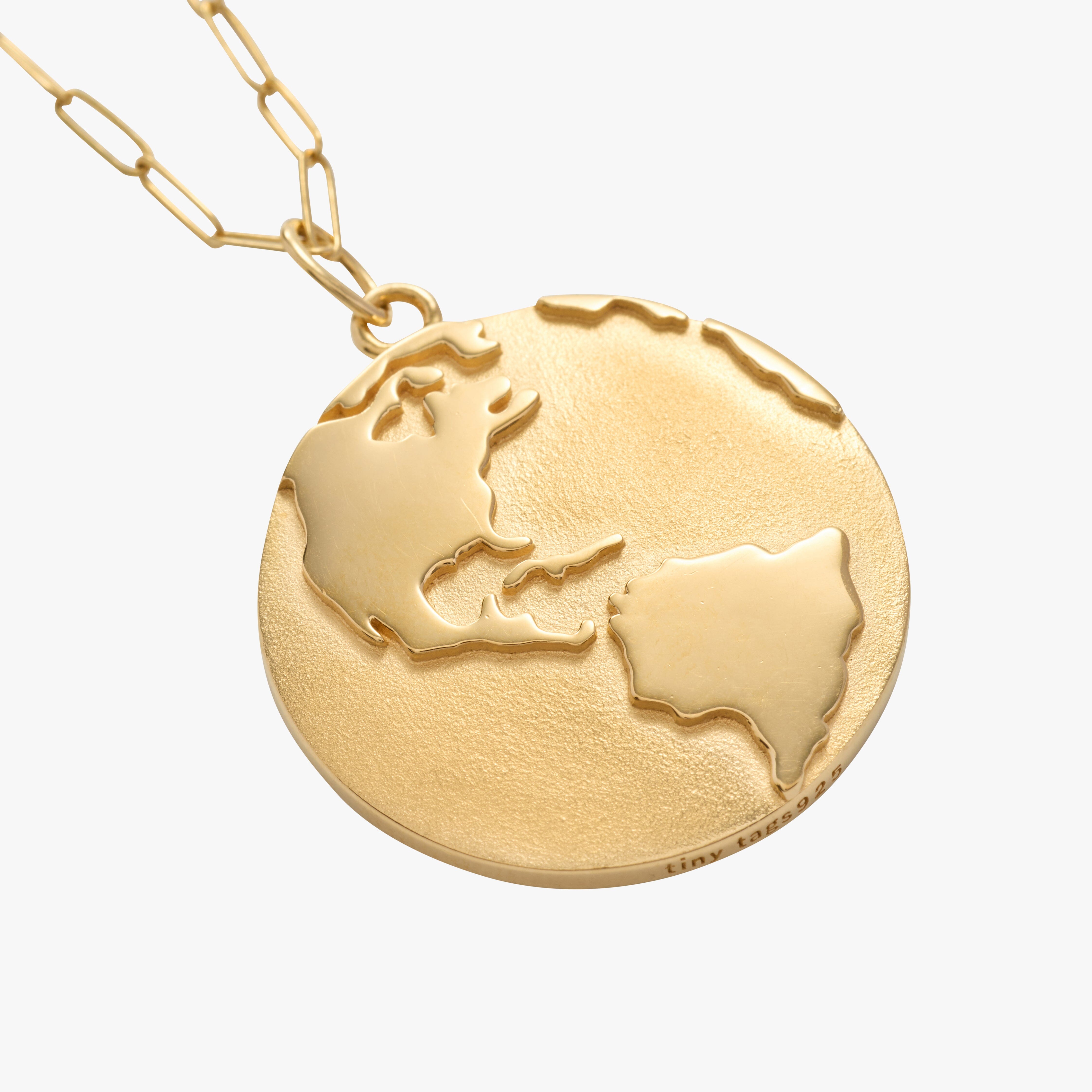 Reflection Coin Pendant