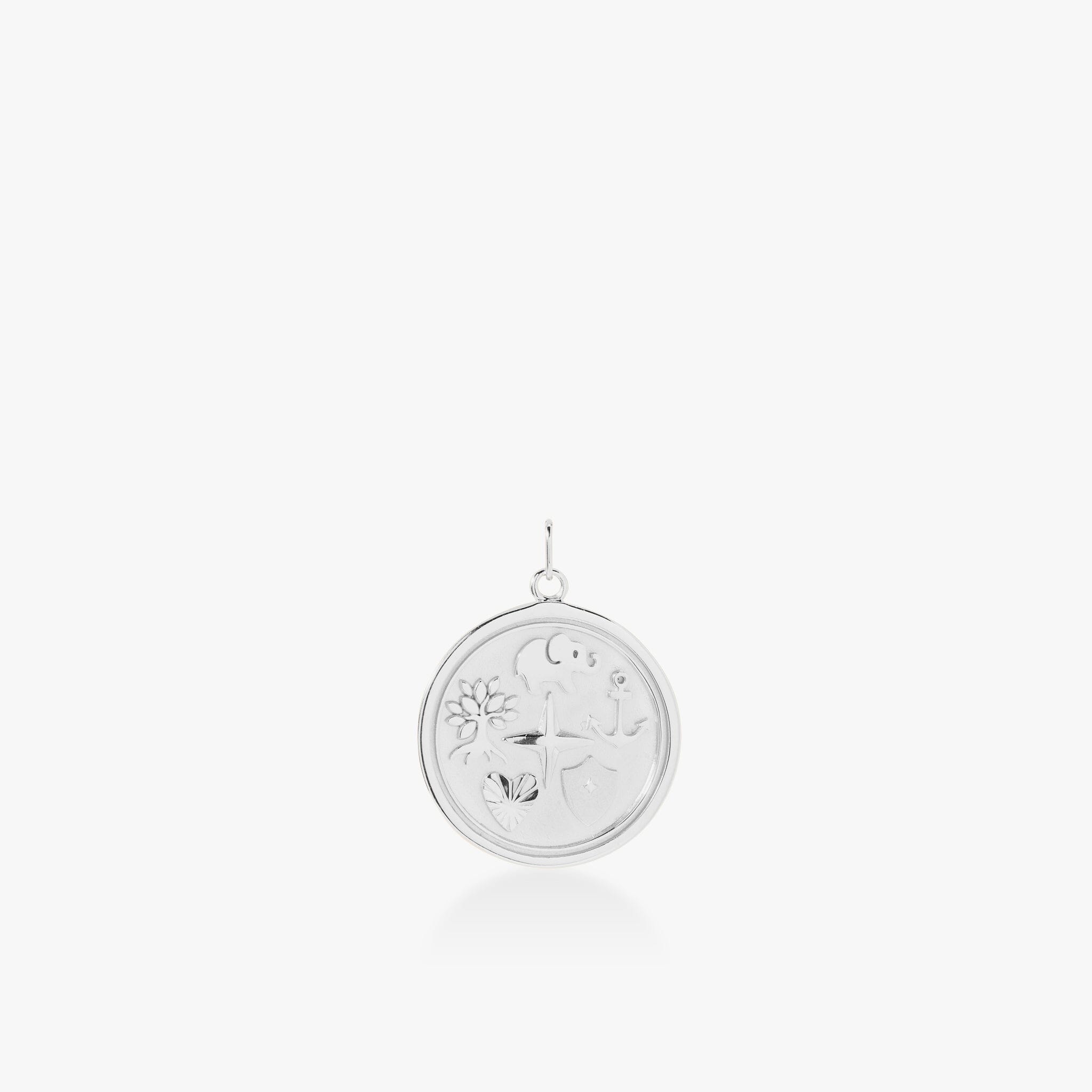 Reflection Coin Pendant