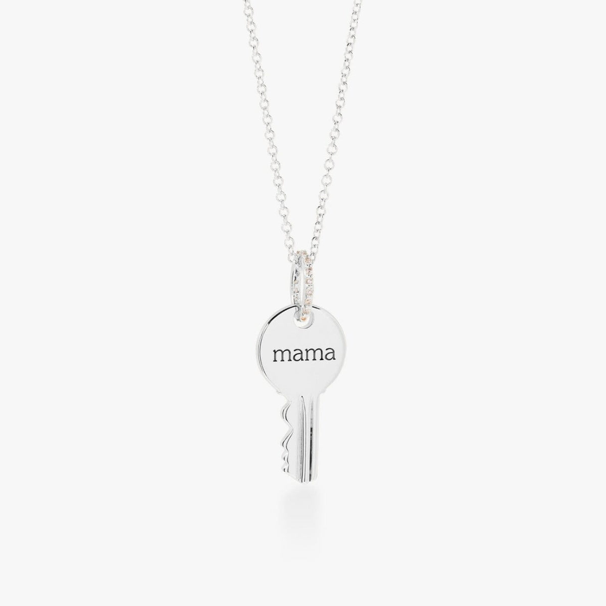 Round 'Mama' Key Necklace