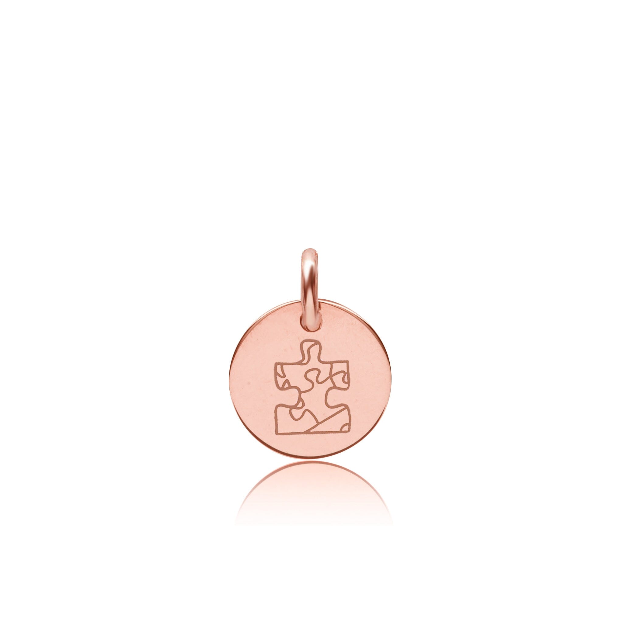 Autism Puzzle Piece Circle Tag