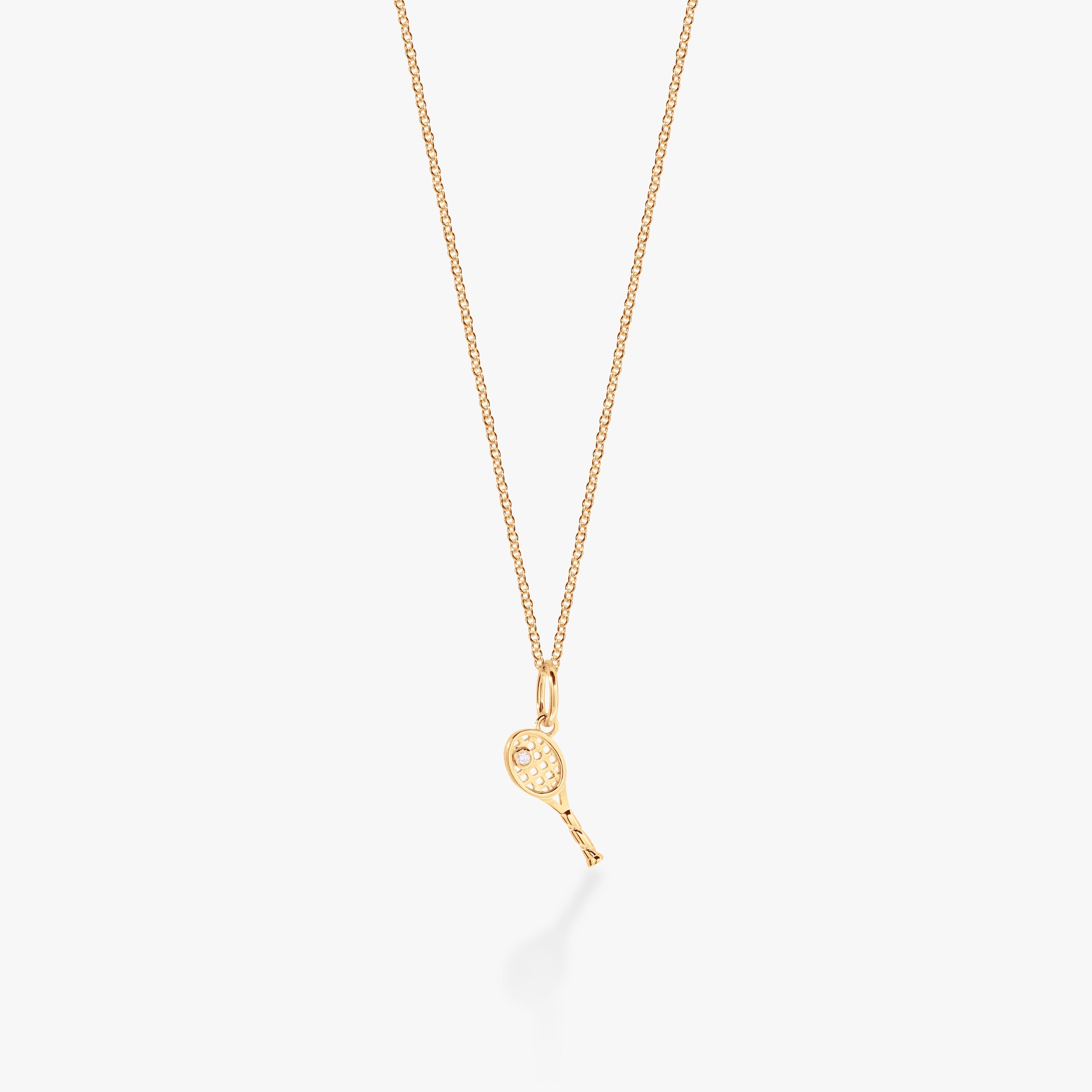 Tennis Charm Necklace