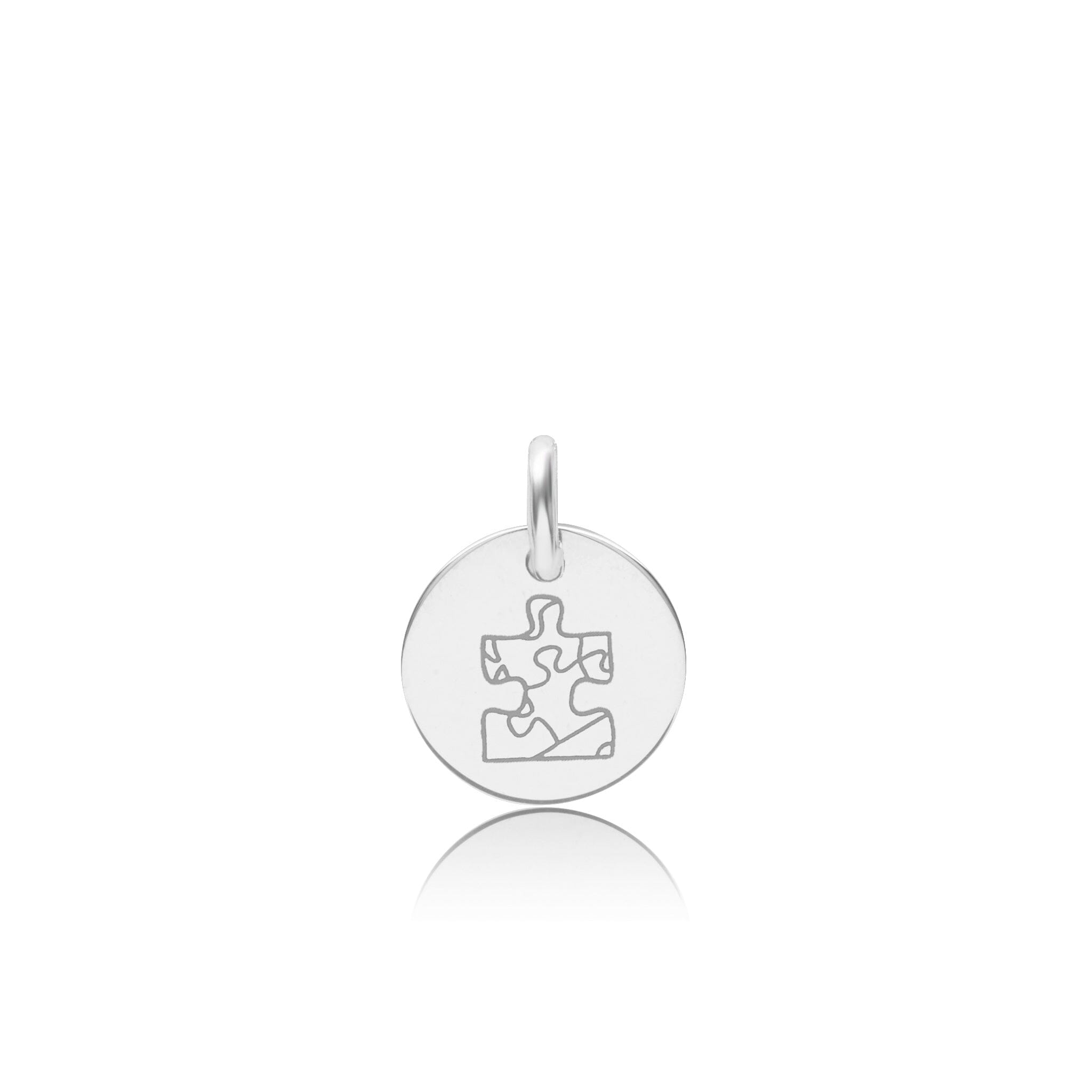 Autism Puzzle Piece Circle Tag