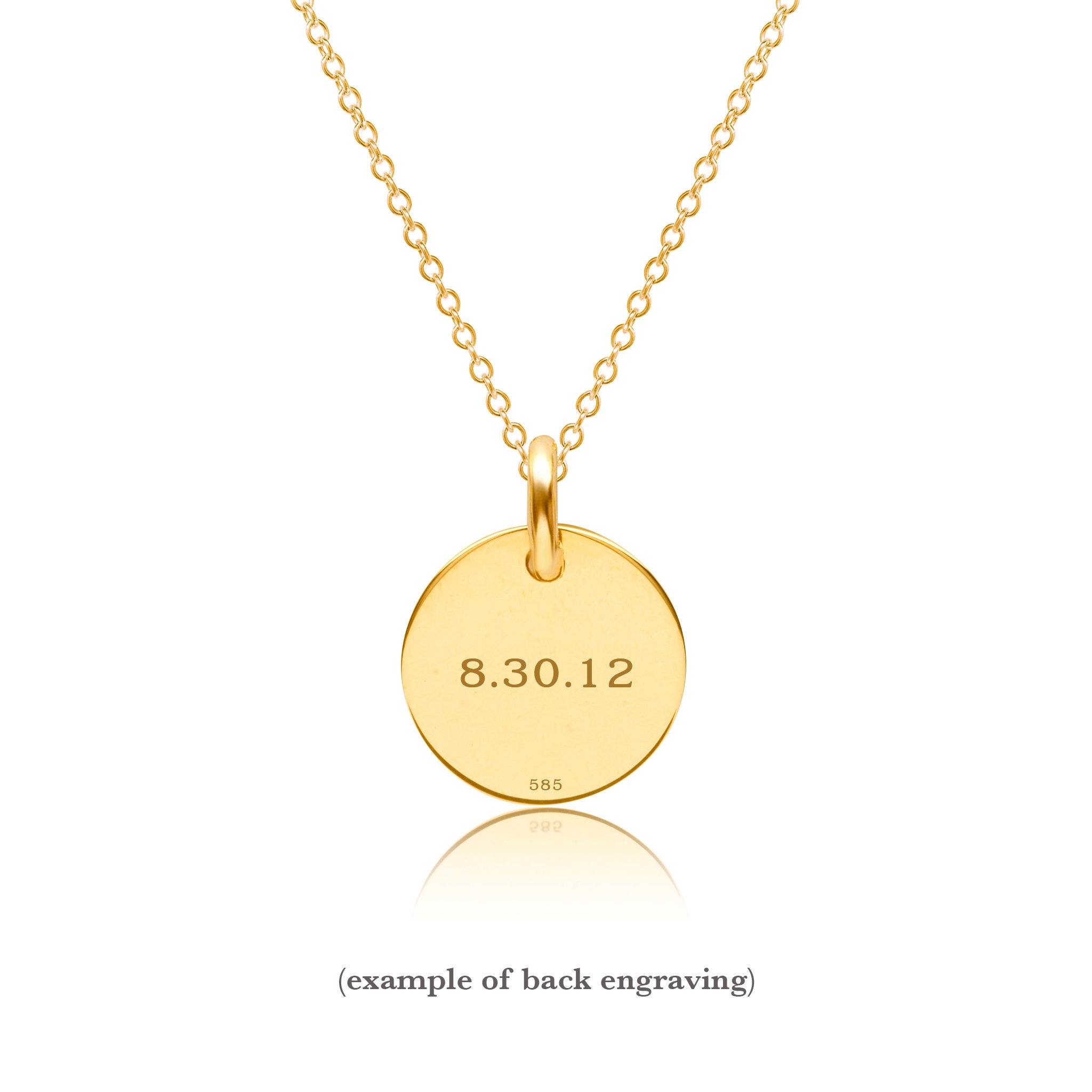 Circular gold pendant shop