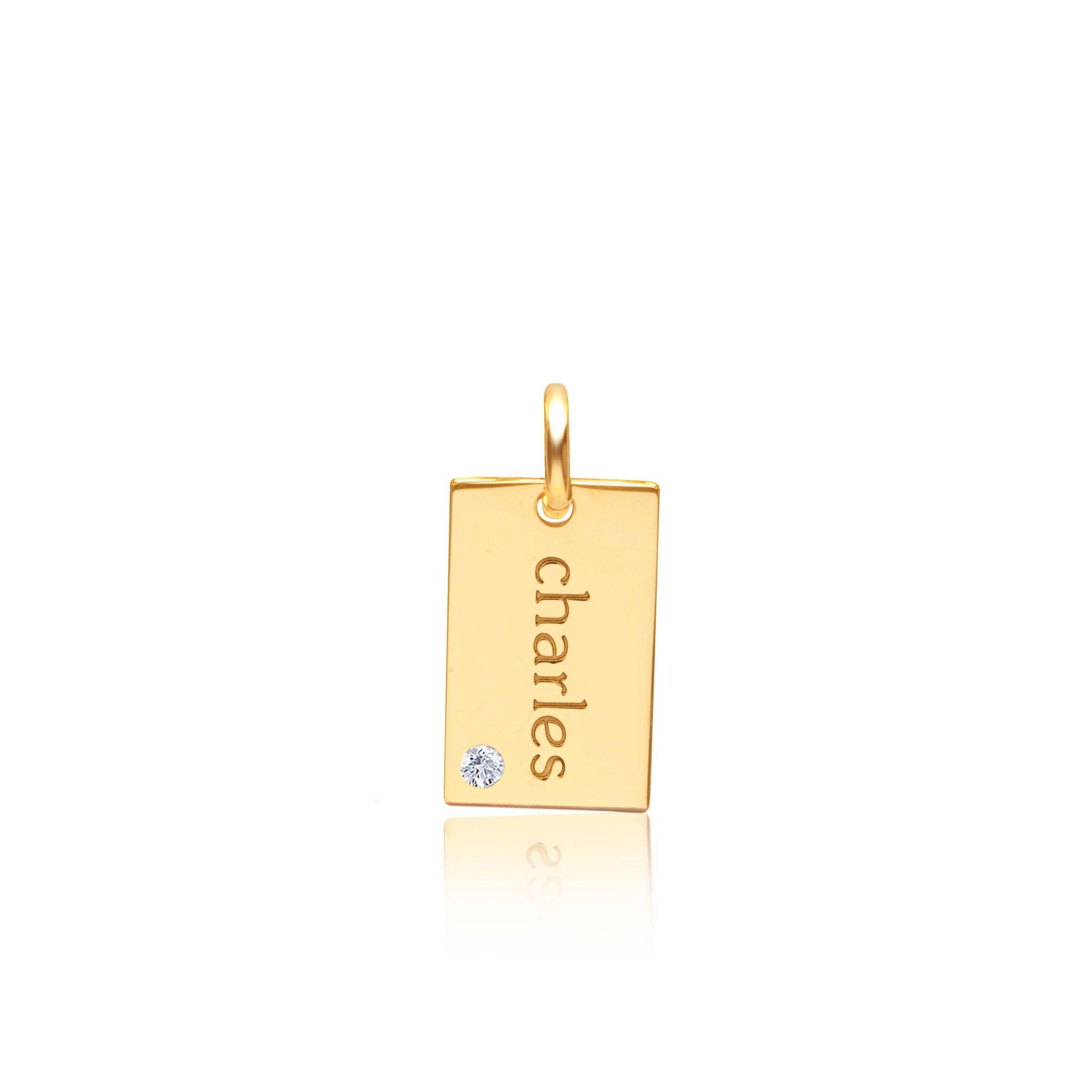 Real gold dog tags on sale