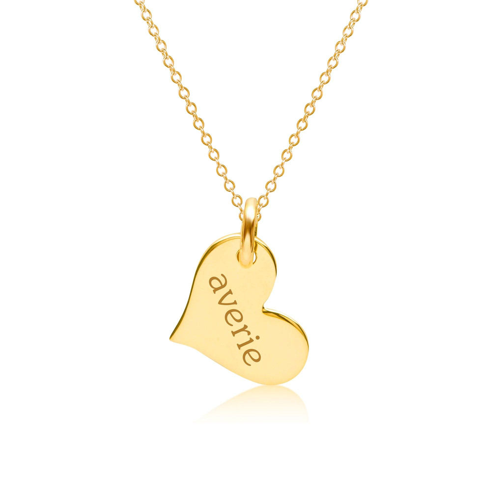 14k Gold Heart Necklace