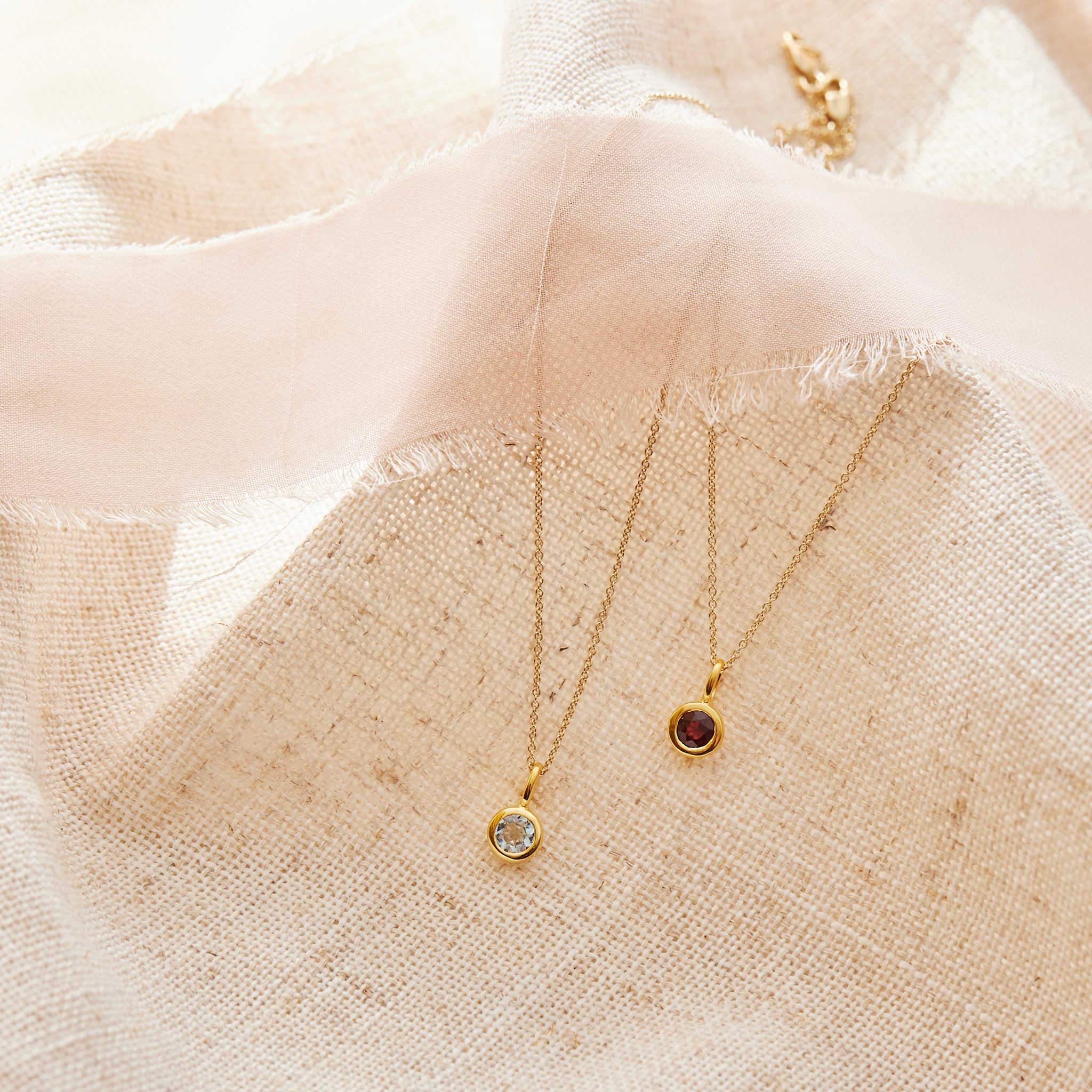 Birthstone Necklace Mommy Me Set Tiny Tags