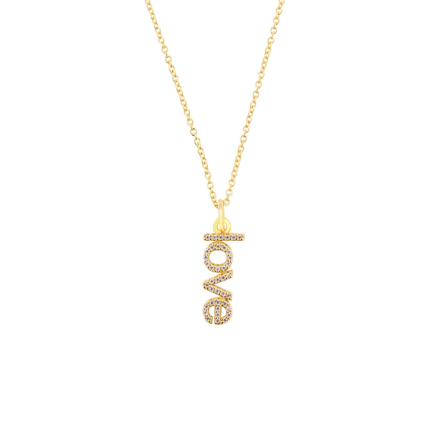 Factory 14k Love Pendant