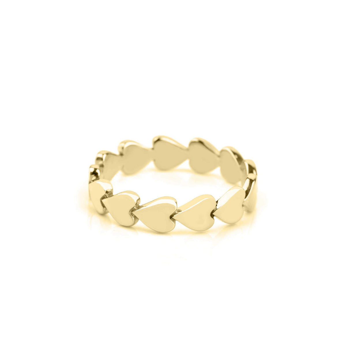 Gold Perfectly Imperfect Heart Band | Tiny Tags