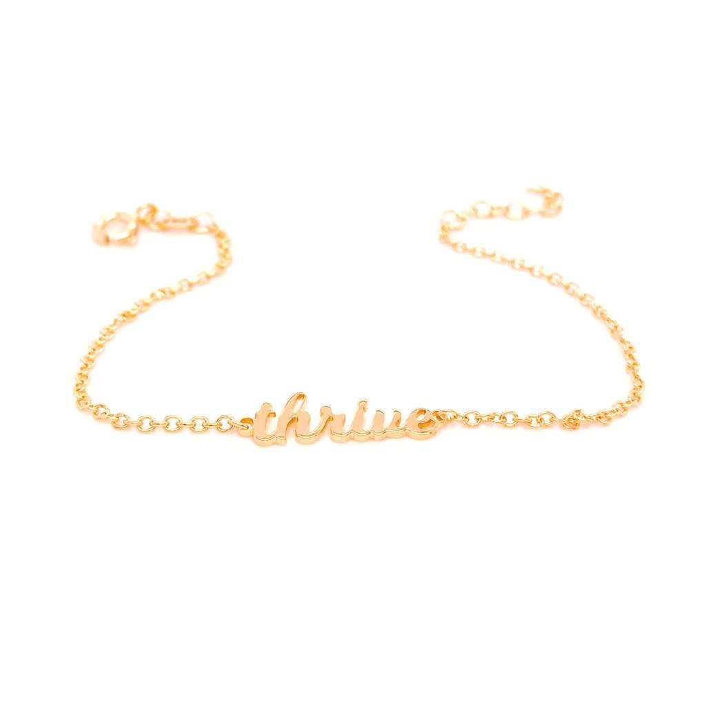 Gold Mini Nameplate Bracelet | Adina Eden Jewels