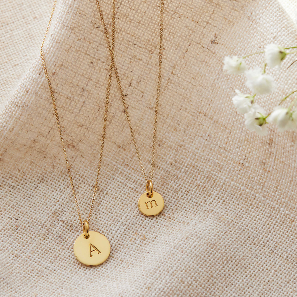 Buy AghfacySmall Letter Necklace,Dainty 14K Gold Plated Personalized Tiny  Initial Pendant Necklace Small Initial Necklaces for Women Girls Online at  desertcartINDIA