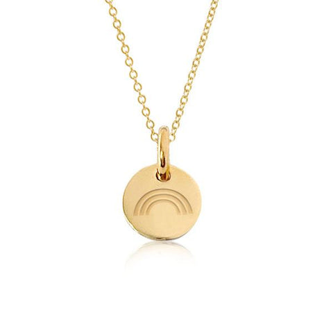 Rainbow gold new arrivals necklace