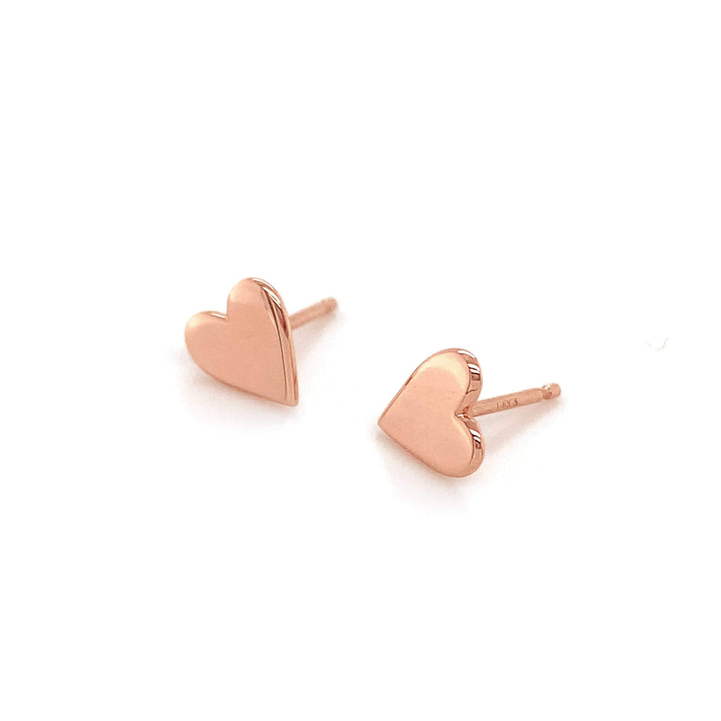 Perfectly Imperfect Heart Stud Earring