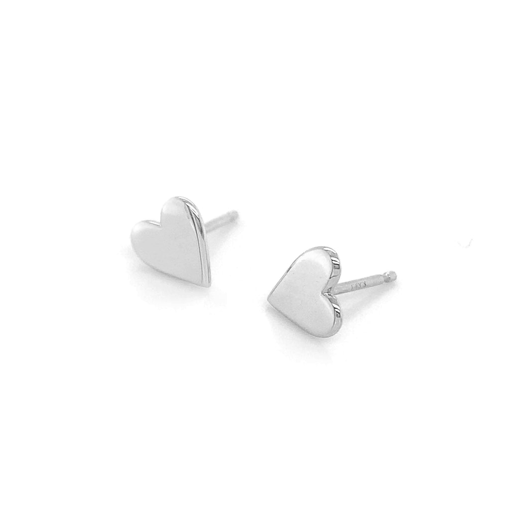 Perfectly Imperfect Heart Stud Earring